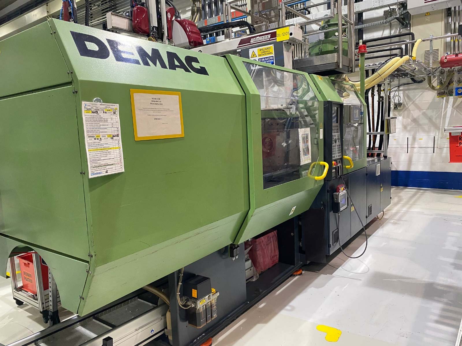 DEMAG ERGO-TECH 1500-610 150t injection molding machine (1998) id11001
